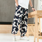 Tsuru Linen Cropped Pant