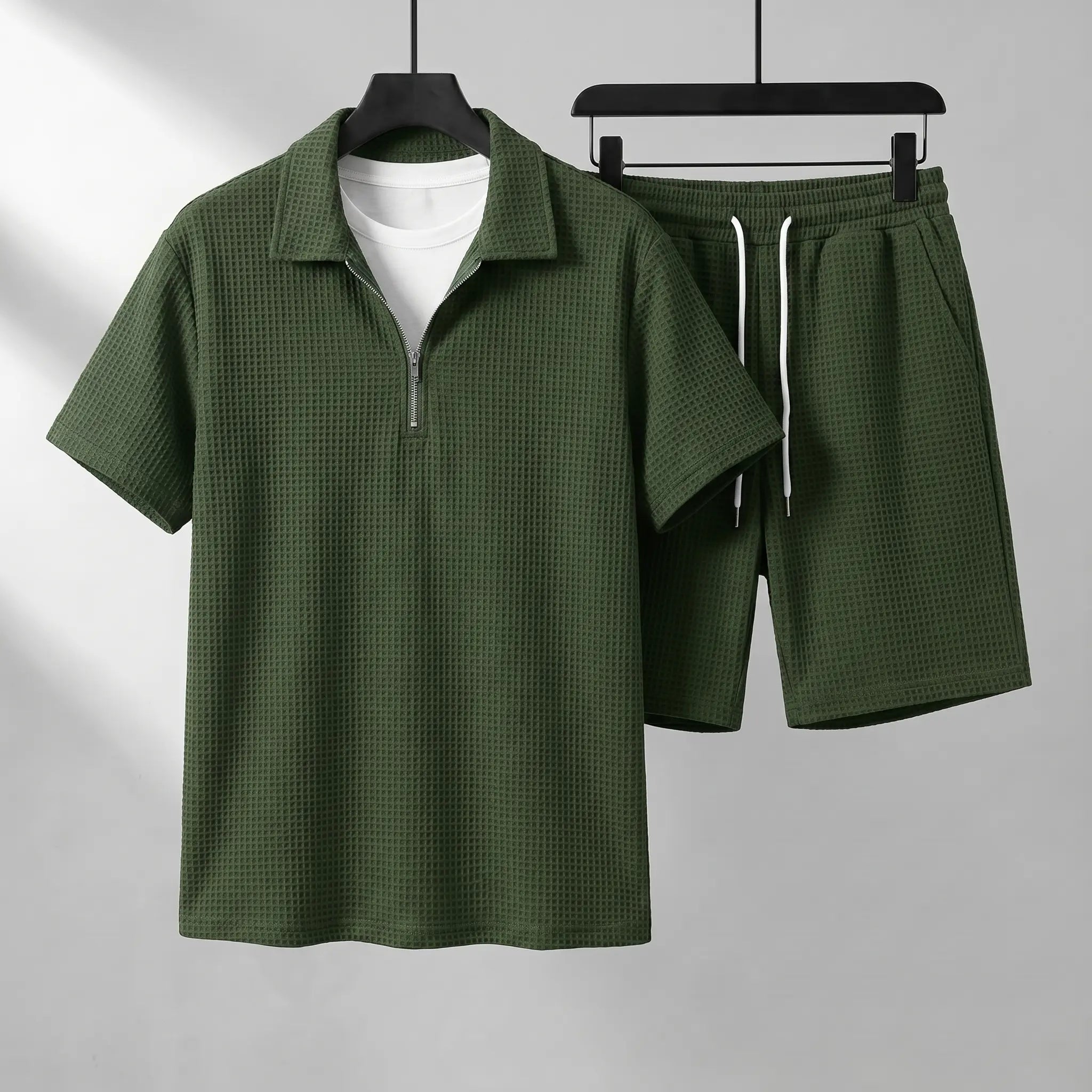 Mino Textured Polo Set