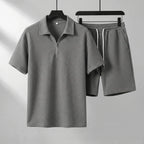 Mino Textured Polo Set