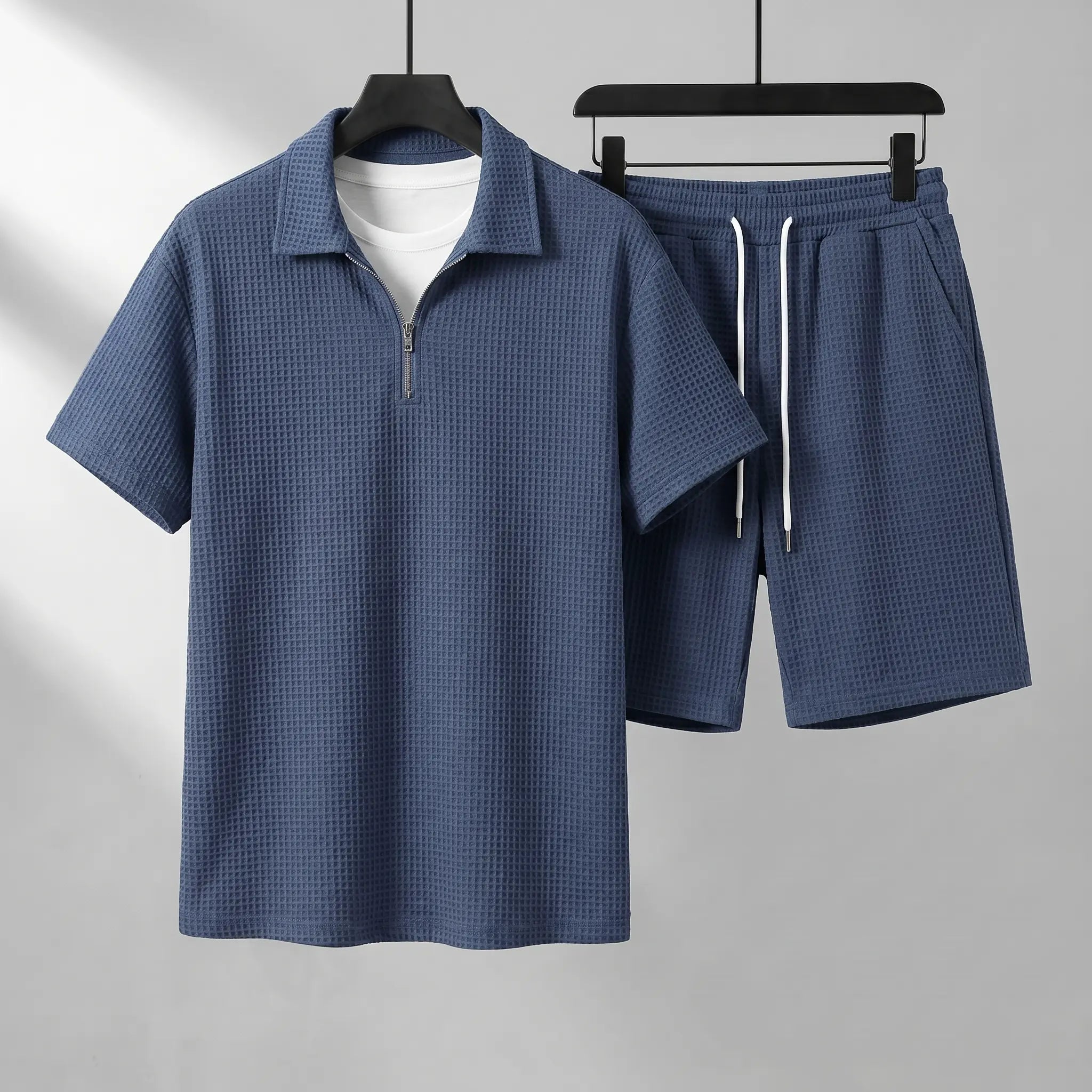 Mino Textured Polo Set