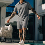 Mino Textured Polo Set