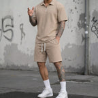 Mino Textured Polo Set